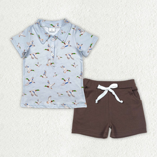 BSSO1524组合 Duck westen  boy summer outfit 202504 RTS