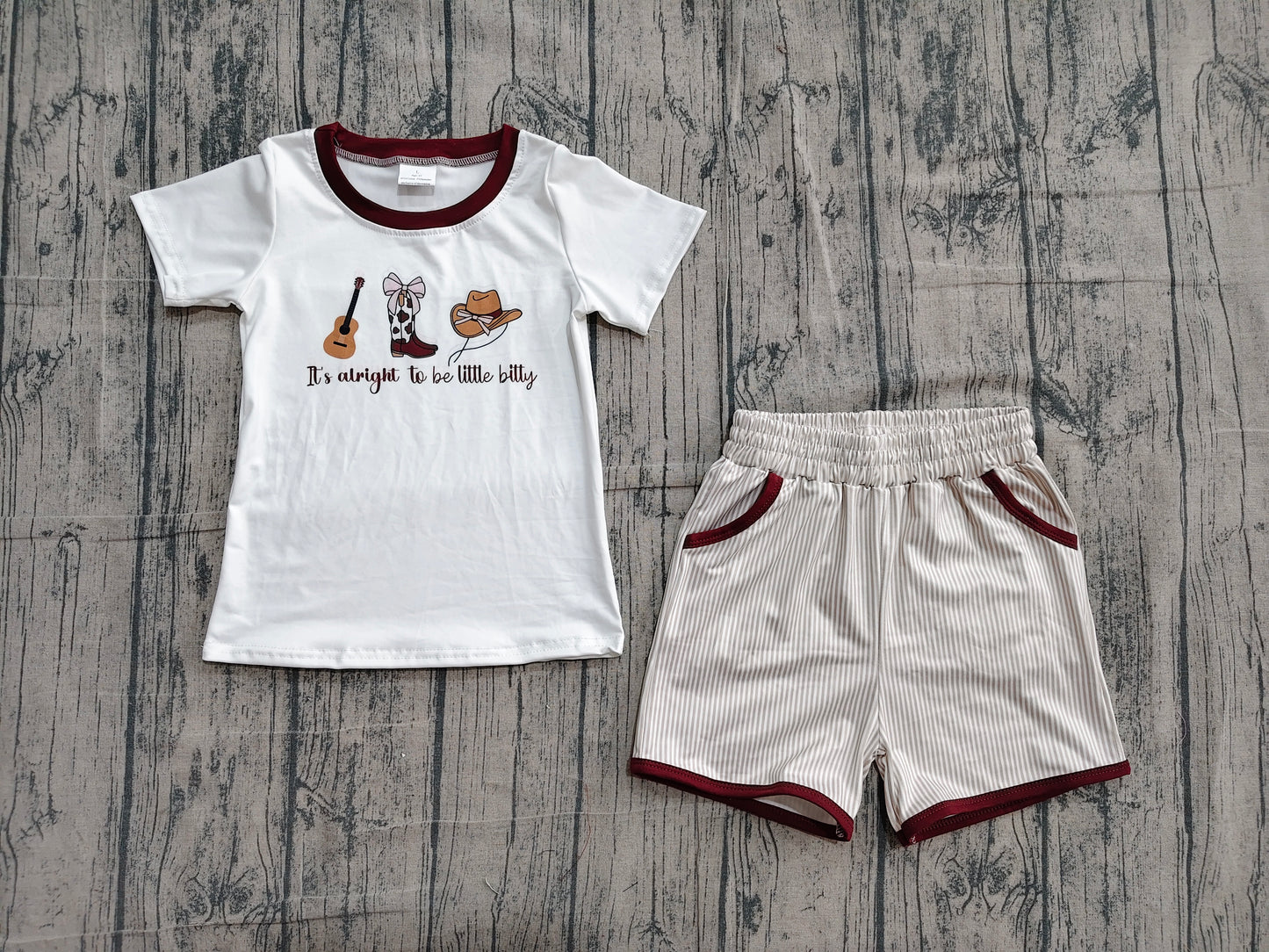 BSSO1578 BOOTS HAT western boy outfit 202601 RTS