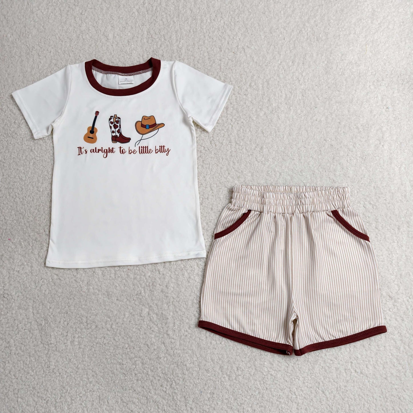 BSSO1578 BOOTS HAT western boy outfit 202607 RTS