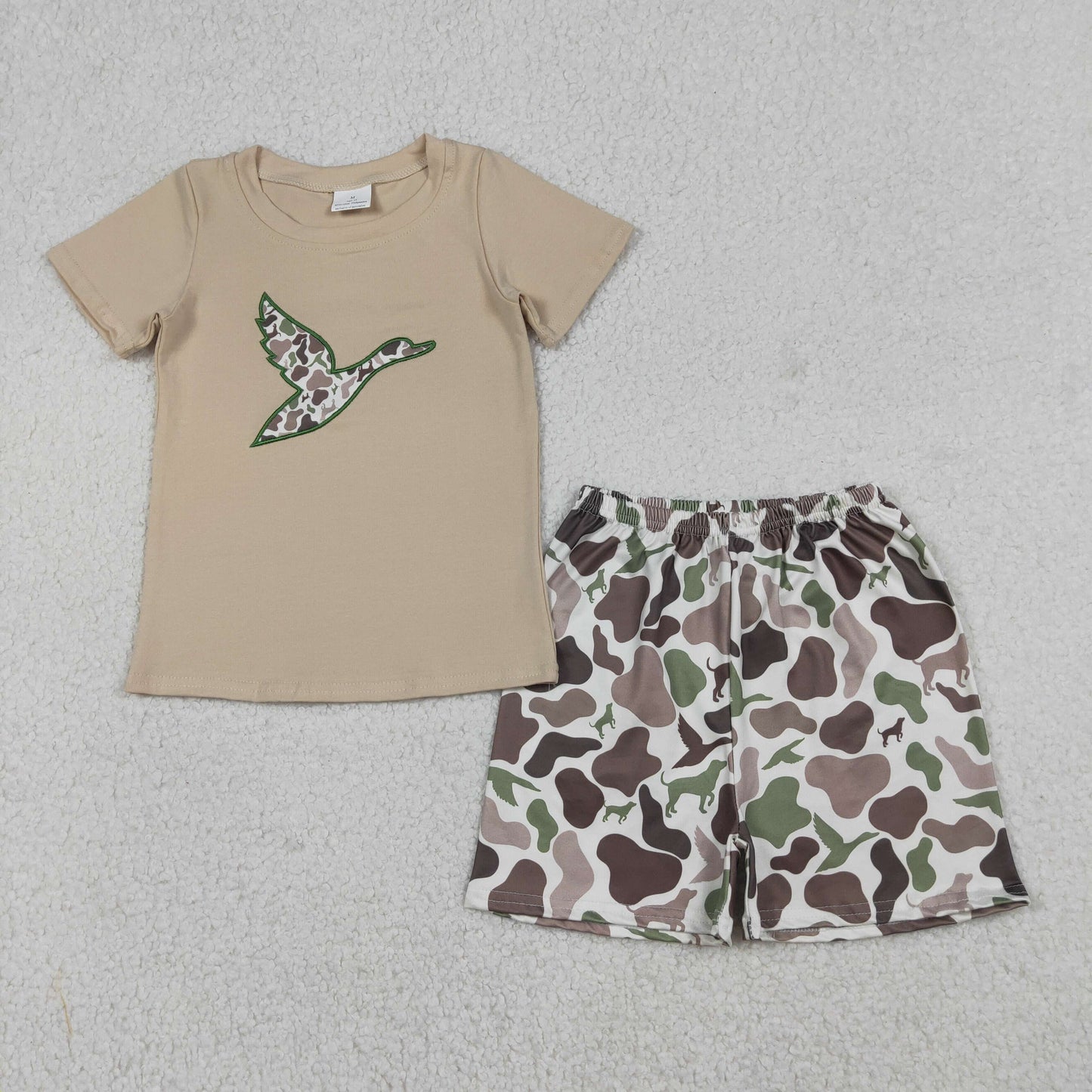 BSSO1646 Embroidery duck camo western boy outfit 202512 RTS