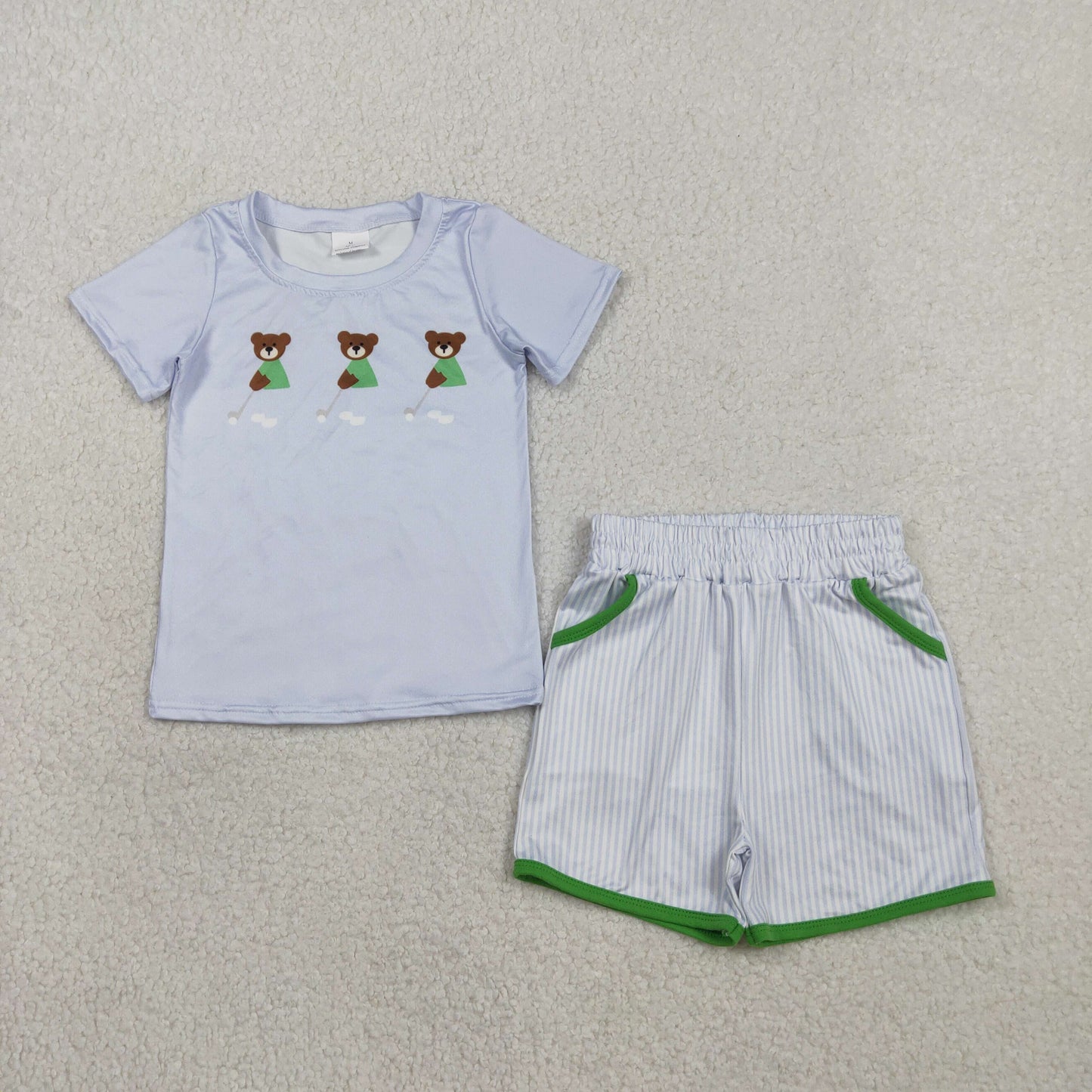 BSSO1757 BEAR golf western boy outfit 202601 RTS