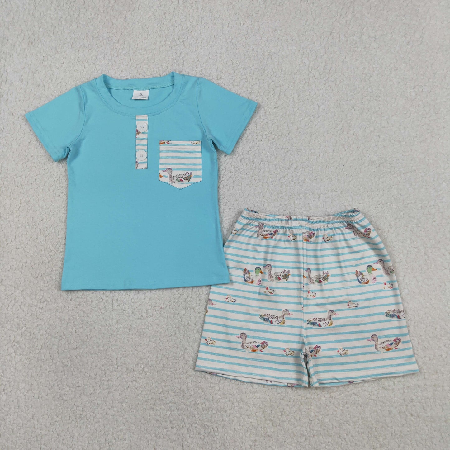 BSSO1802 duck western boy outfit 202604 RTS