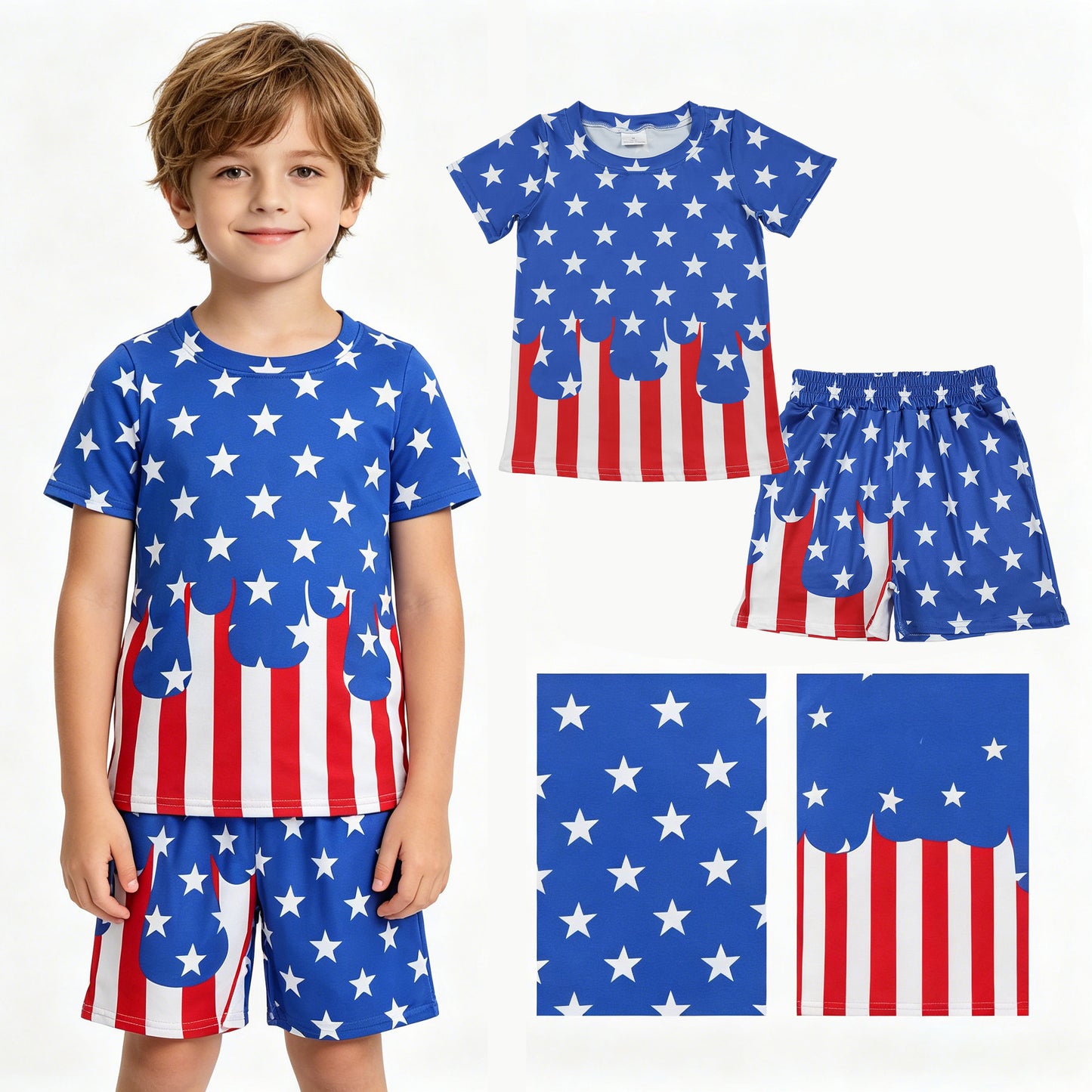 BSSO2040组合 4TH July boy summer outfit 202605 RTS