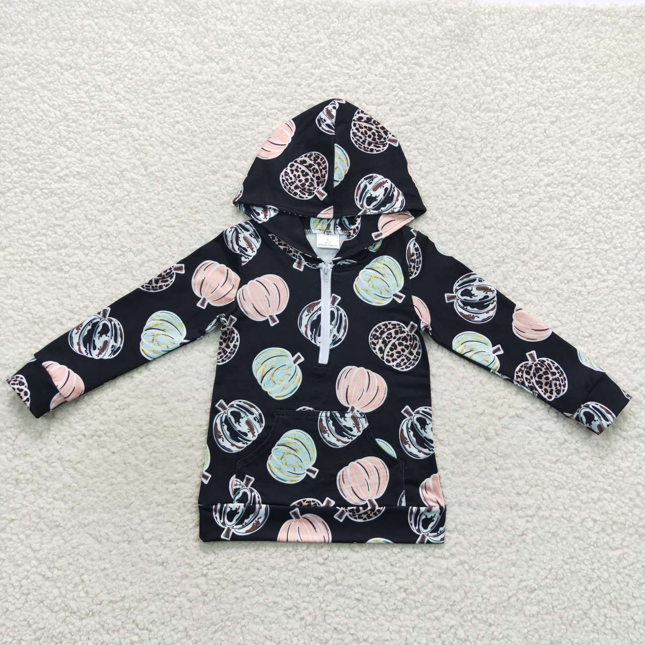 BT0306 RTS halloween PUMPKIN long sleeve top sweater boy jacket hoodie clothes 20230907