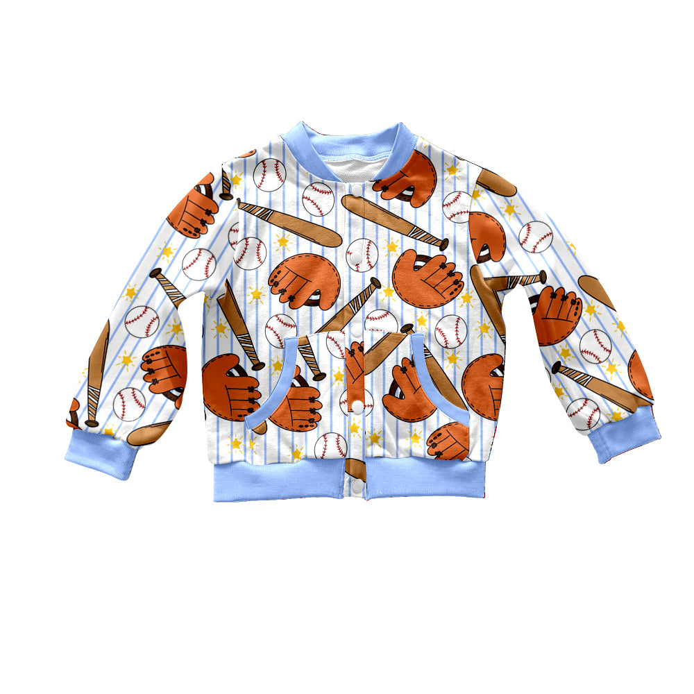 BT0307 western long sleeve baseball Jacket children girl boy coat preorder 20230731