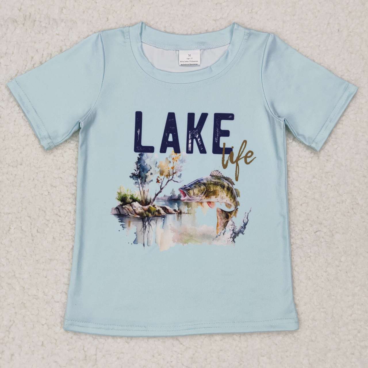 BT0339 western top tee lake girl boy t-shirt RTS 20231011