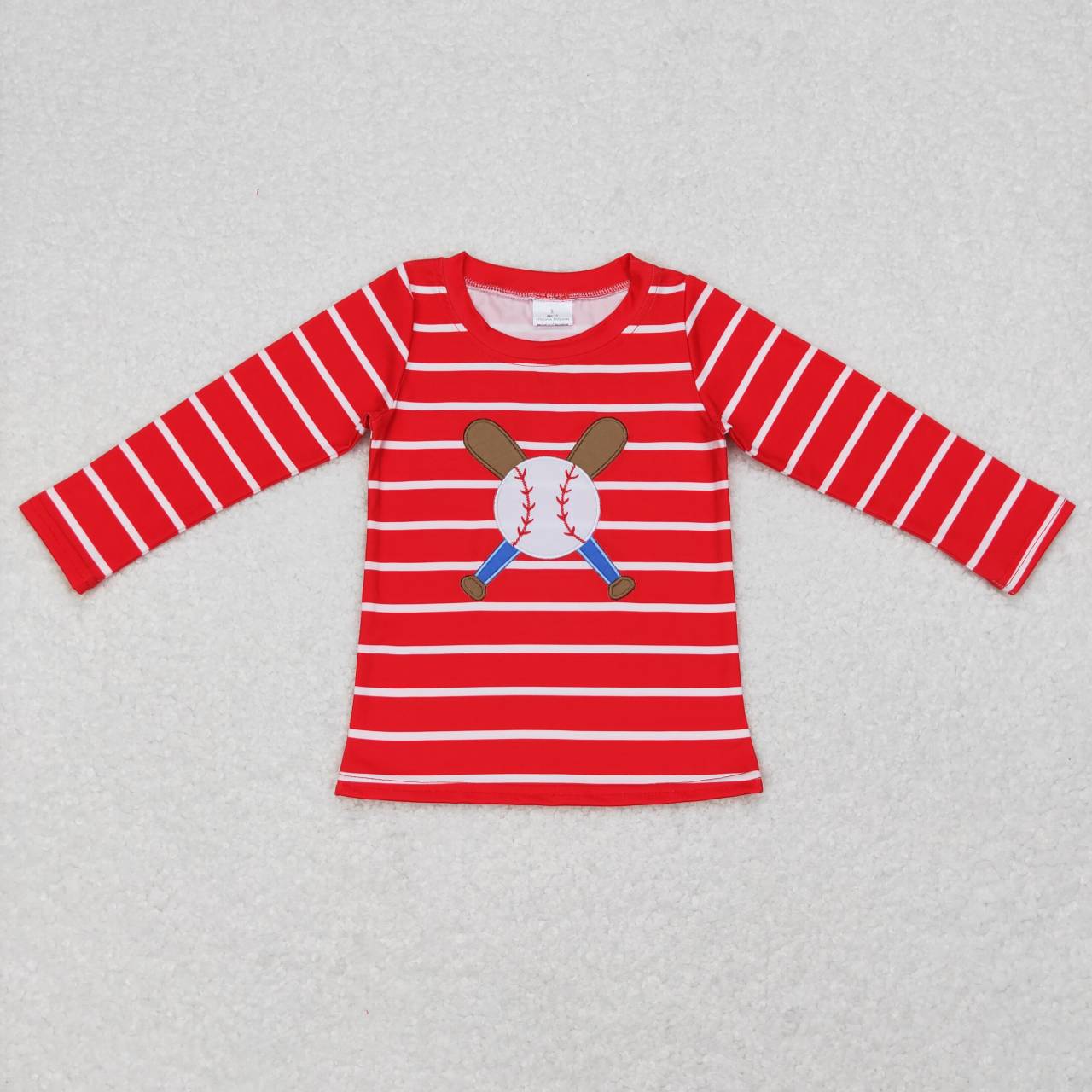 BT0387 western stripe baseball softball top tee girl t-shirt rts 20231028