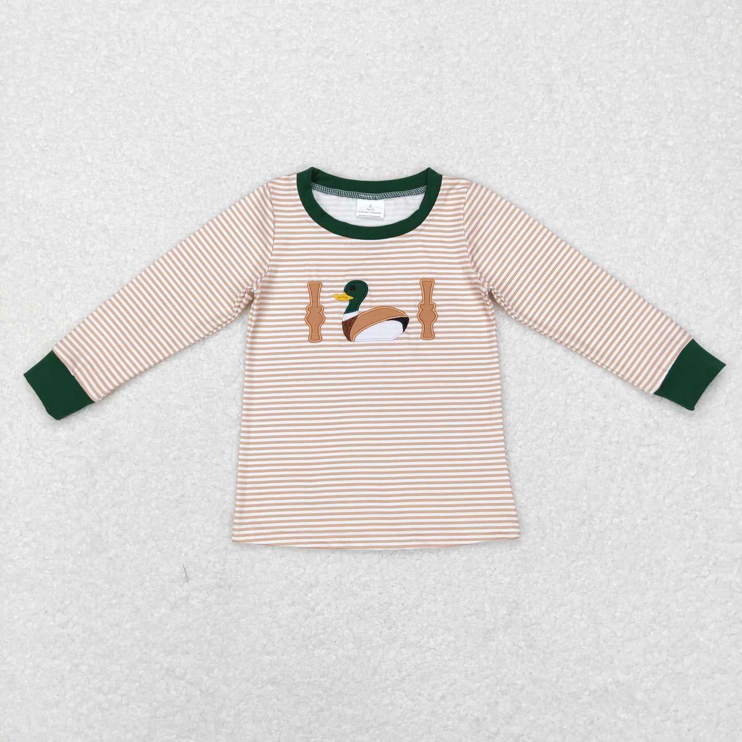 BT0418 long sleeve embroidery duck western top button girl shirt rts 20231121
