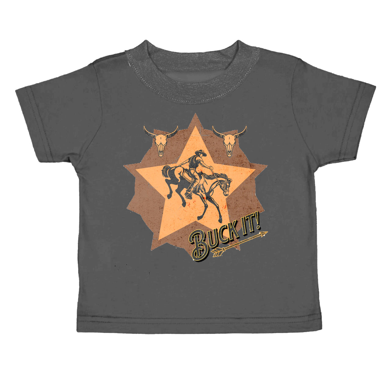 BT0436 top tee cow horse gray boy t-shirt preorder 20231009