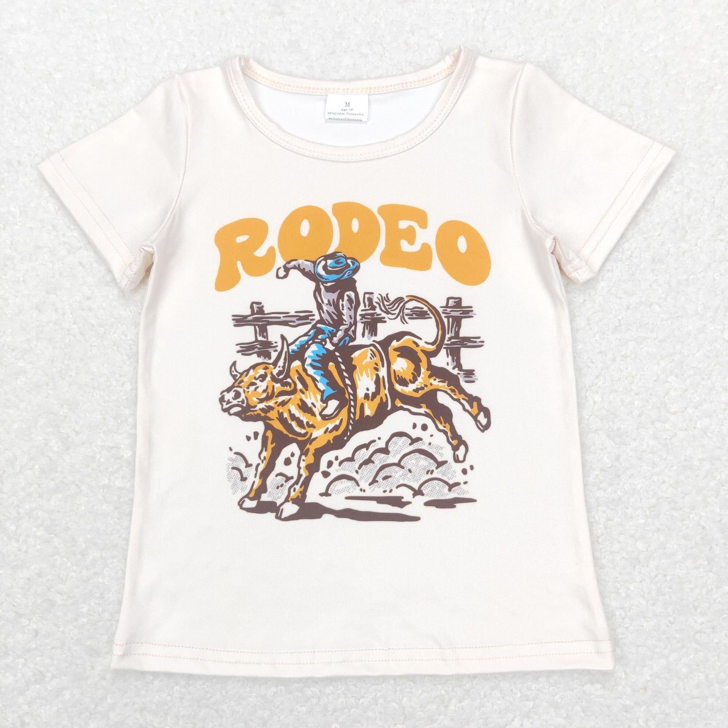 BT0515 rodeo western top tee boy t-shirt RTS 202401