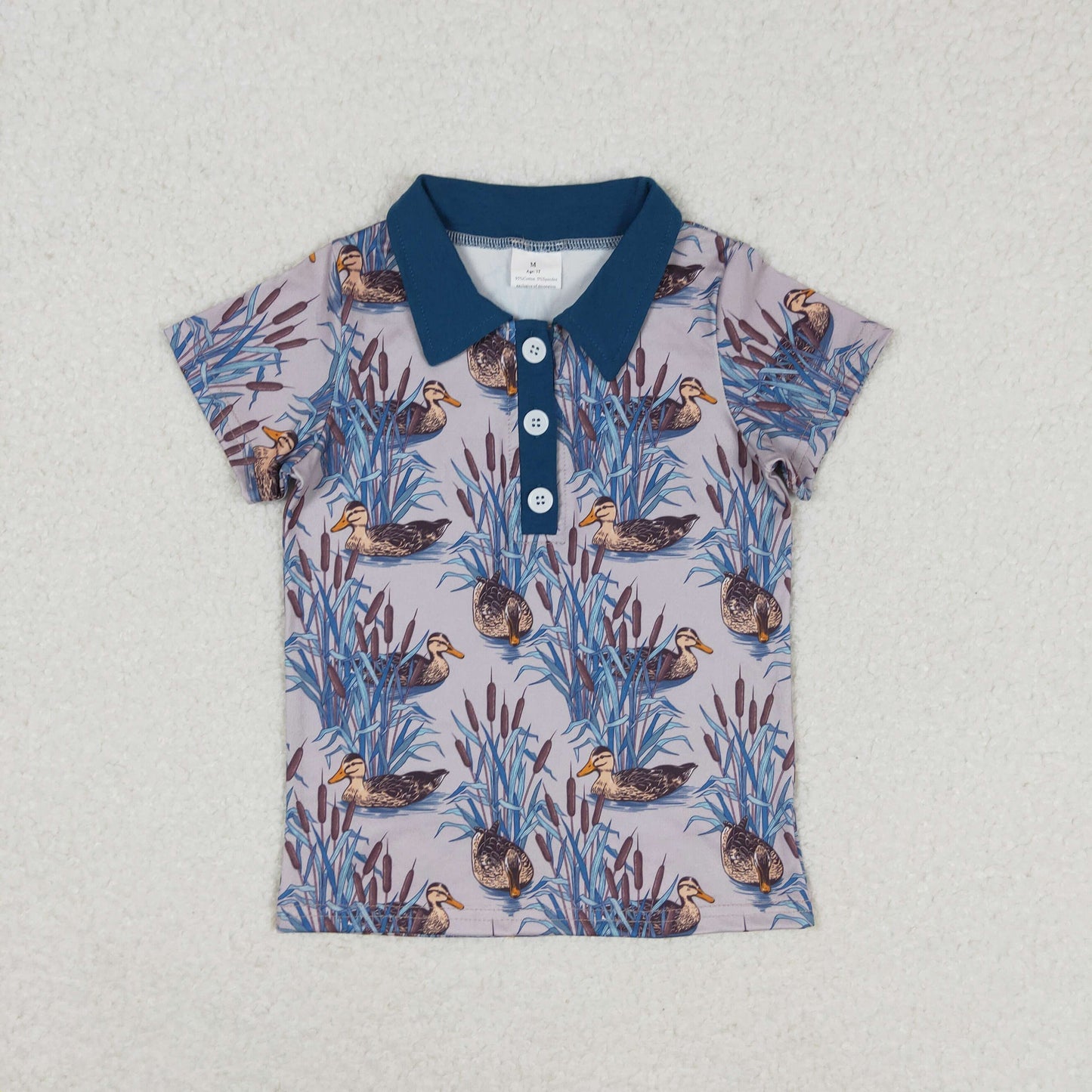 BT0536 duck western top tee boy t-shirt RTS 202405 RTS sibling