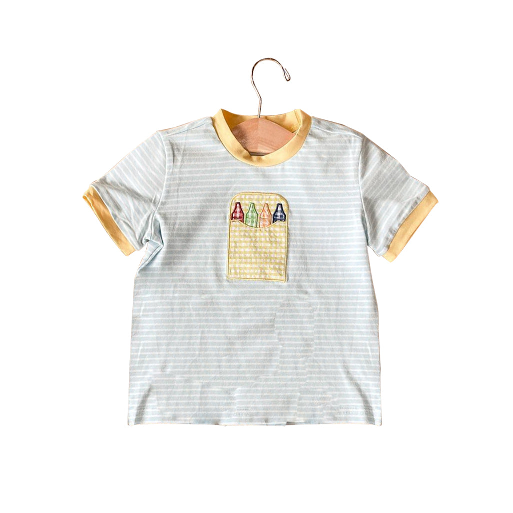 BT0687 back to school top tee crab boy t-shirt preorder 202404