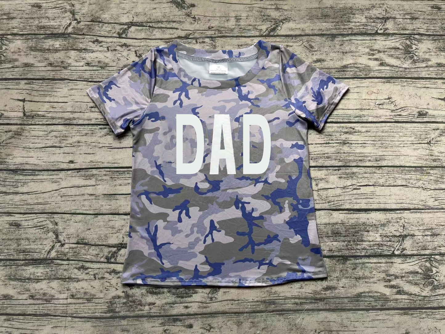 adult 成人 tee top t-shirt short sleeve camo Dad 202405 preorder
