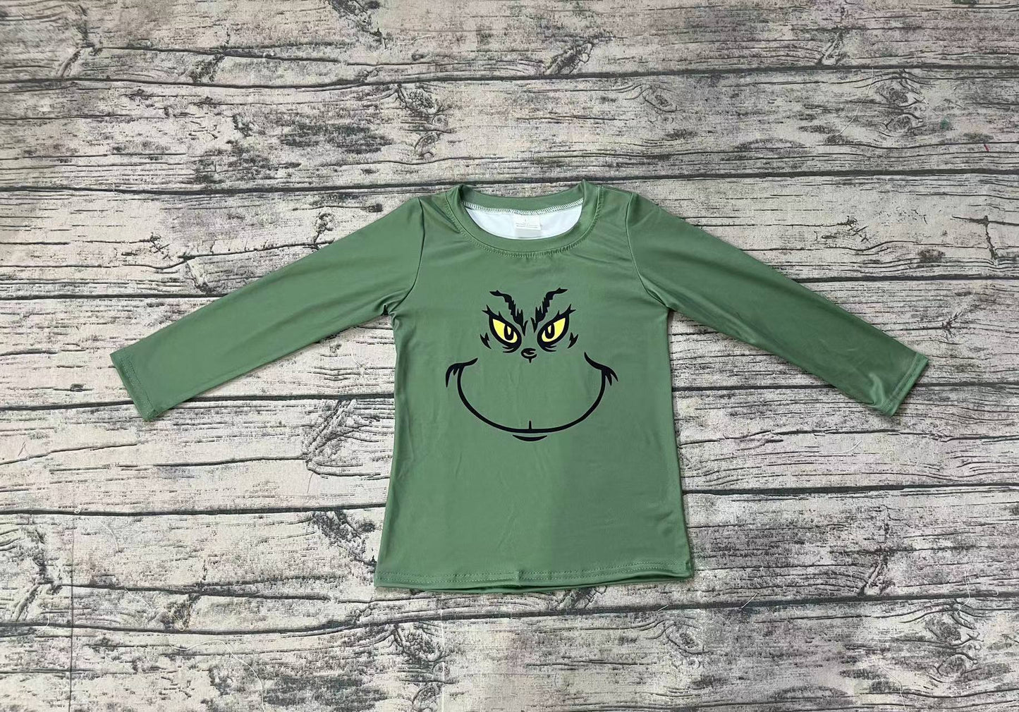 BT0725 preorder western grinch zipper boy shirts top 202410 RTS