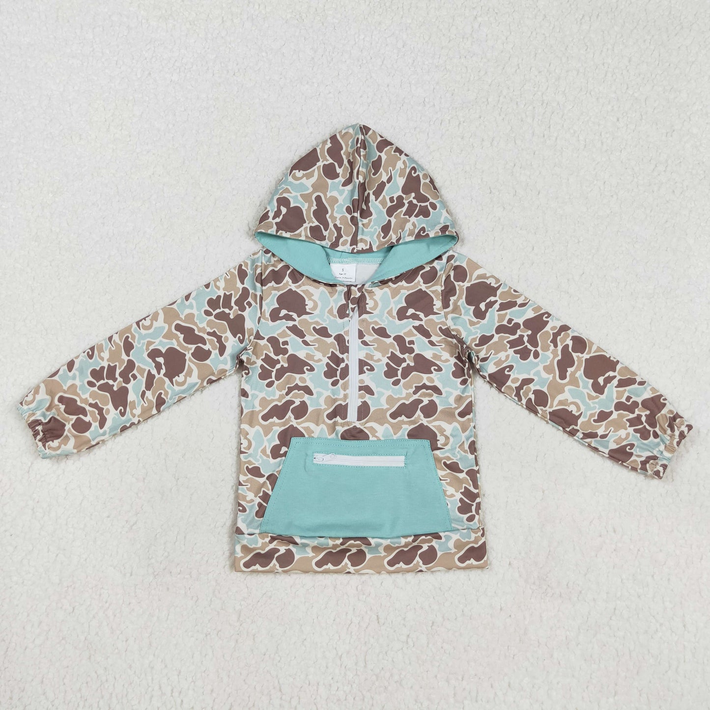 BT0751 RTS camo western boy hoodie shirt top 202407