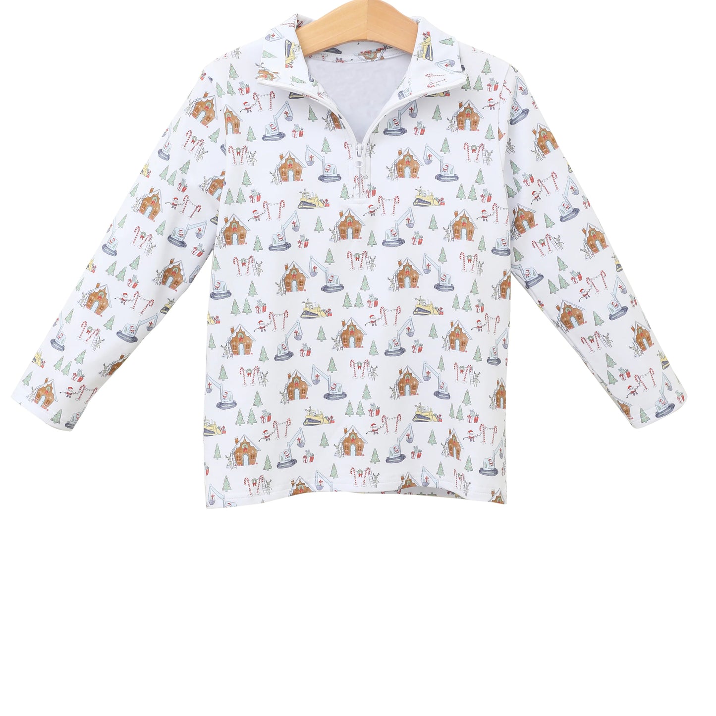 Christmas tree tractor BT0797 preorder western shorts boy tee t-shirt top 202407