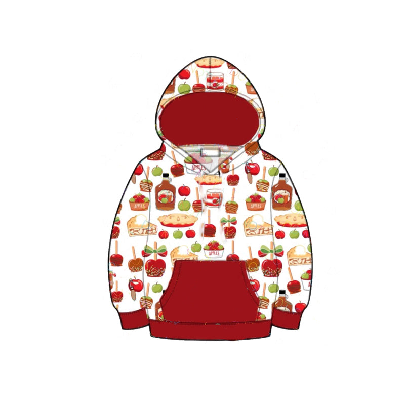 BT0871 cake hambergar food sibling hoodie BT0803 preorder zipper boy T-shirt top 202408(复制)