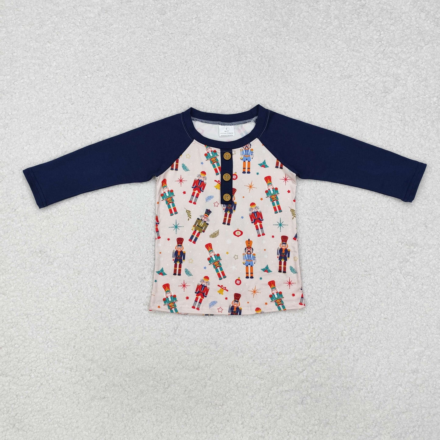BT0915 Christmas king long sleeve top shirt pullover 202411 RTS