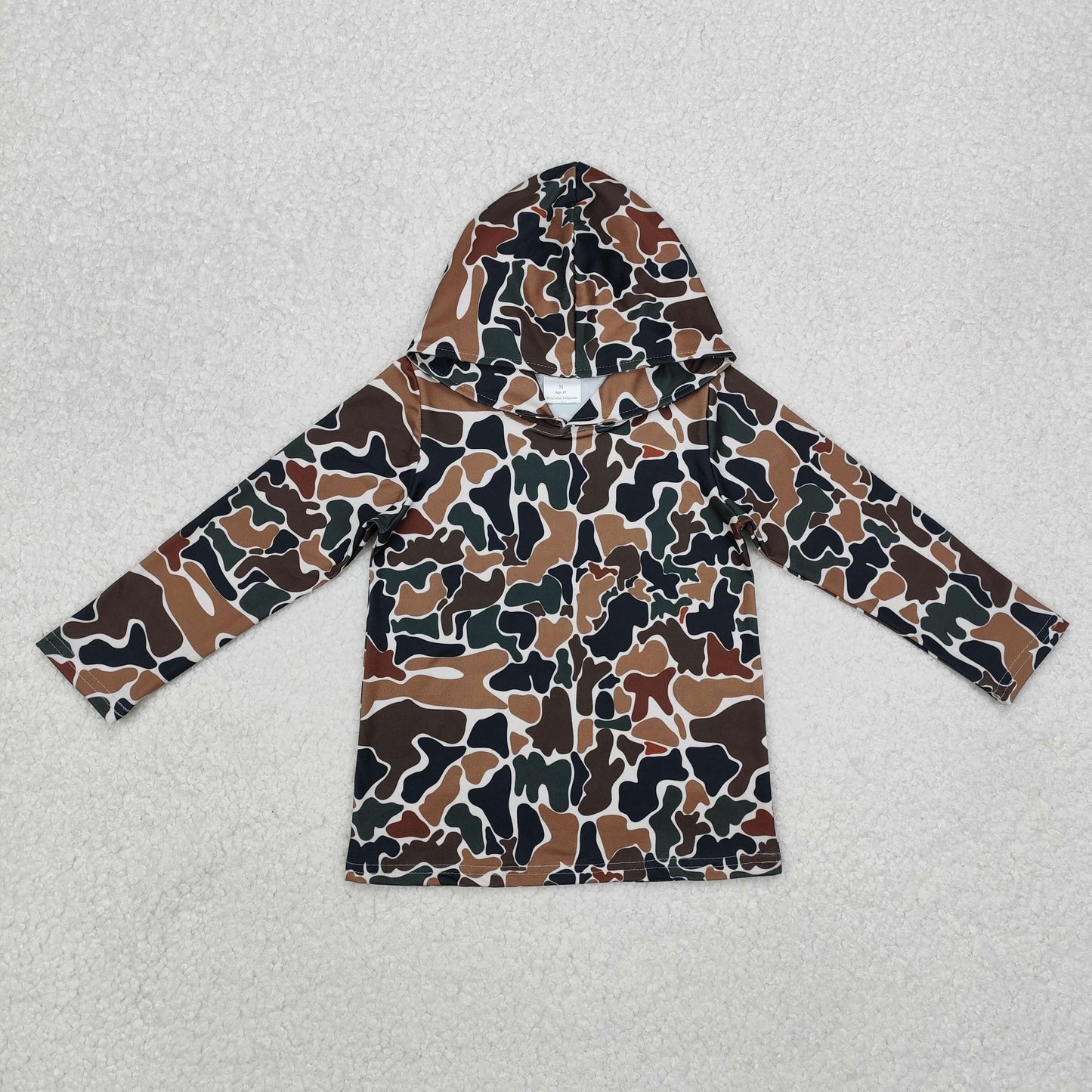 BT0921  western long sleeve Boy hoodie top coat camo pullover 202412 rts