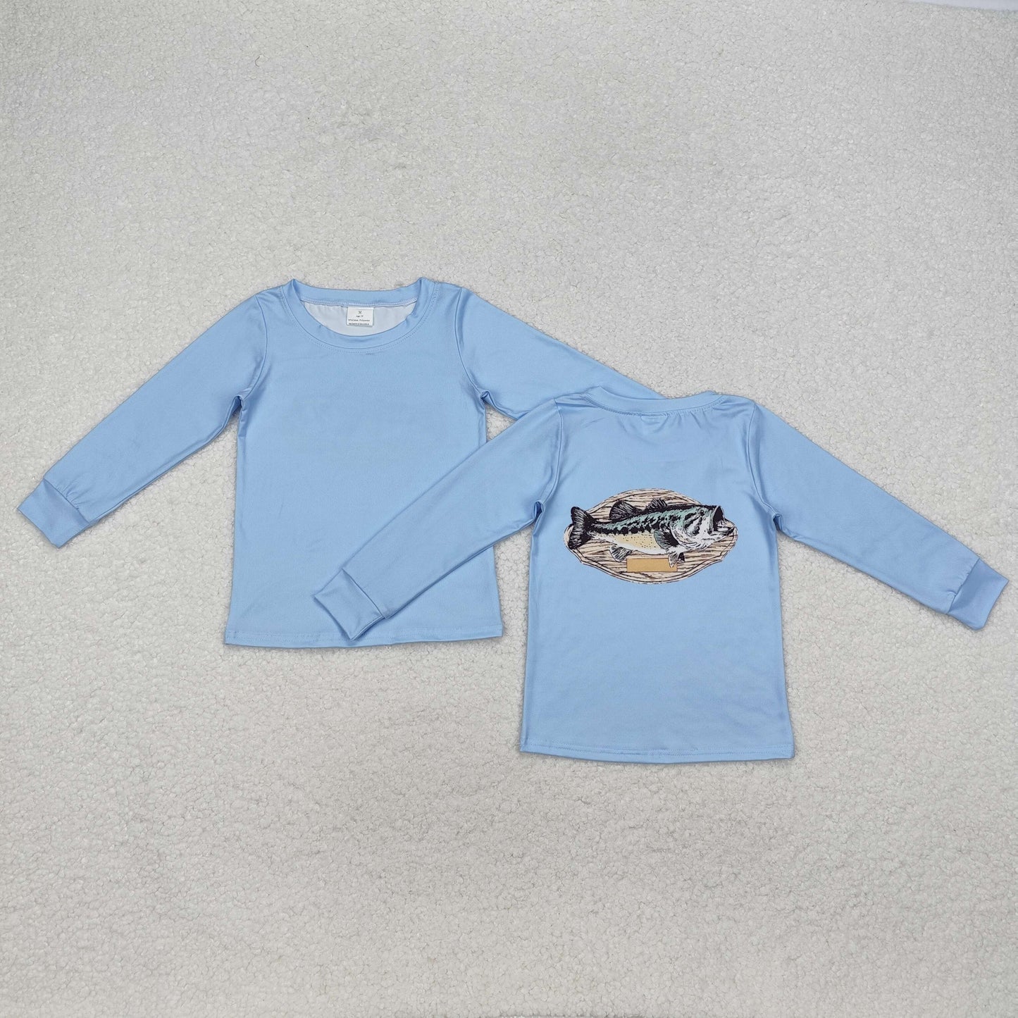 BT0952 long sleeve fishing hunting rodeo zipper boy top t-shirt 202411 RTS