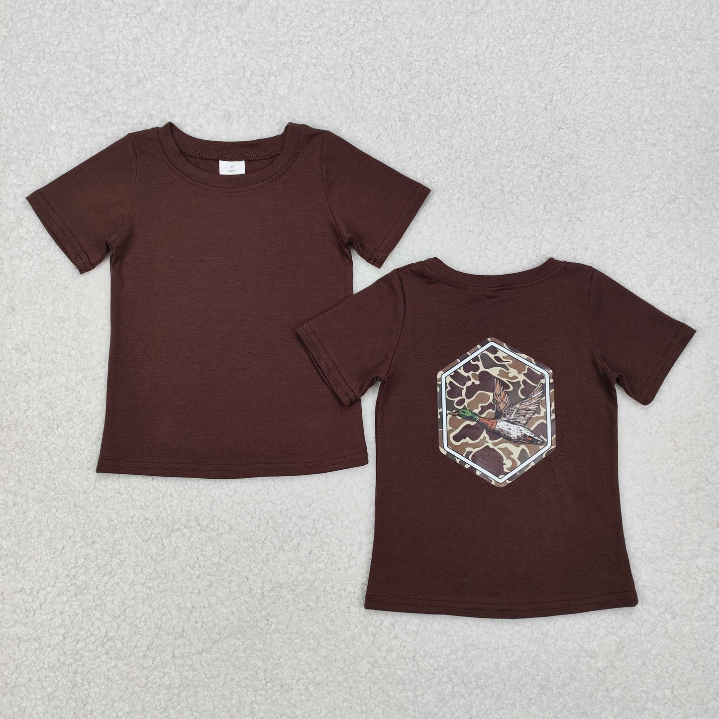 BT1090 vinyl duck camo boy top shirt RTS Free shipping order $100+