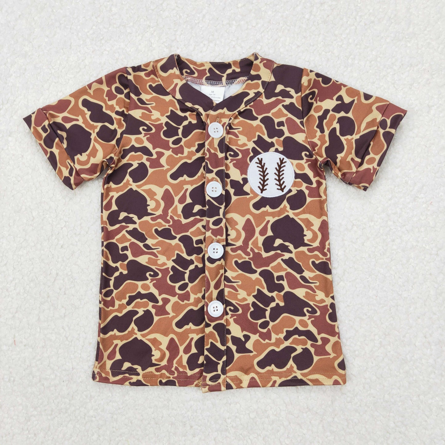 BT1102 camo baseball boy top tshirt preorder 202503 RTS