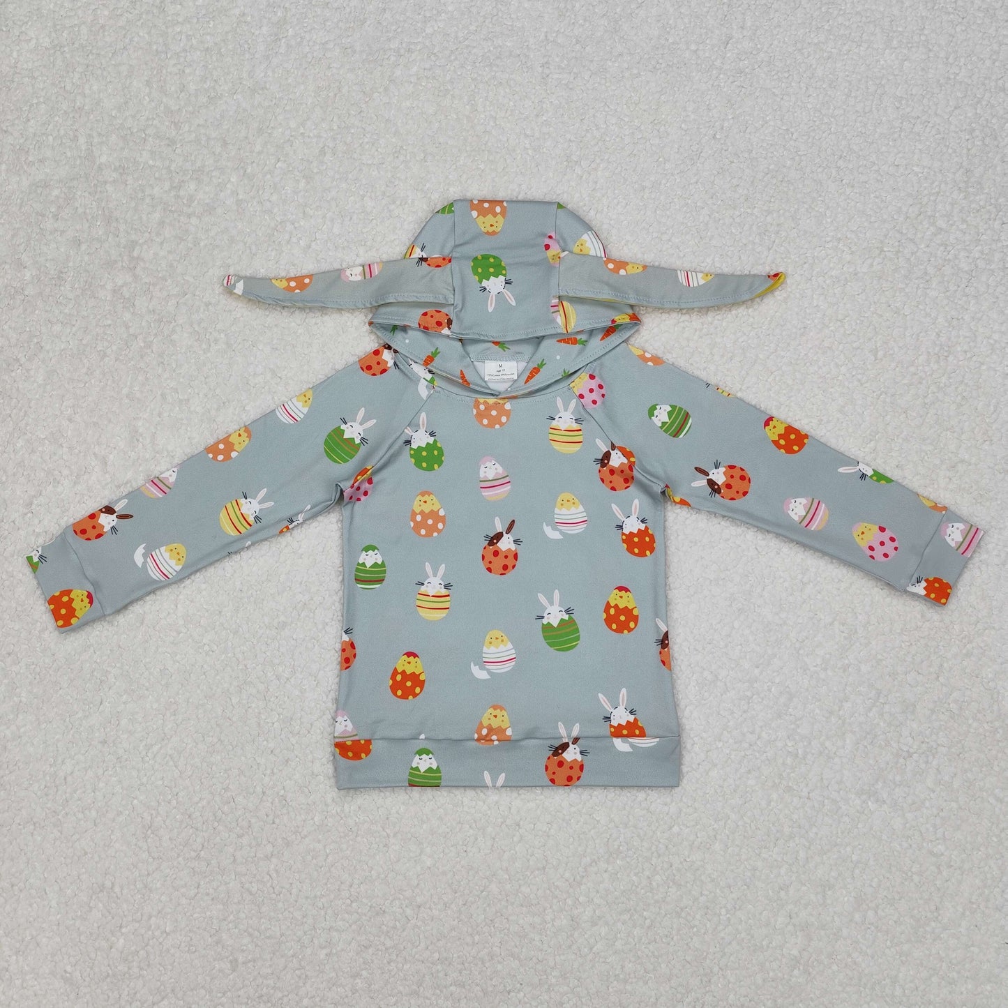 BT1136 Easter bunny long sleeve boy hoodie top pullover 202502 RTS