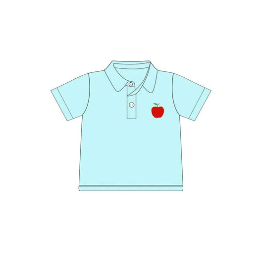 BT1183 back to school apple boy top t-shirt preorder 202502 preorder