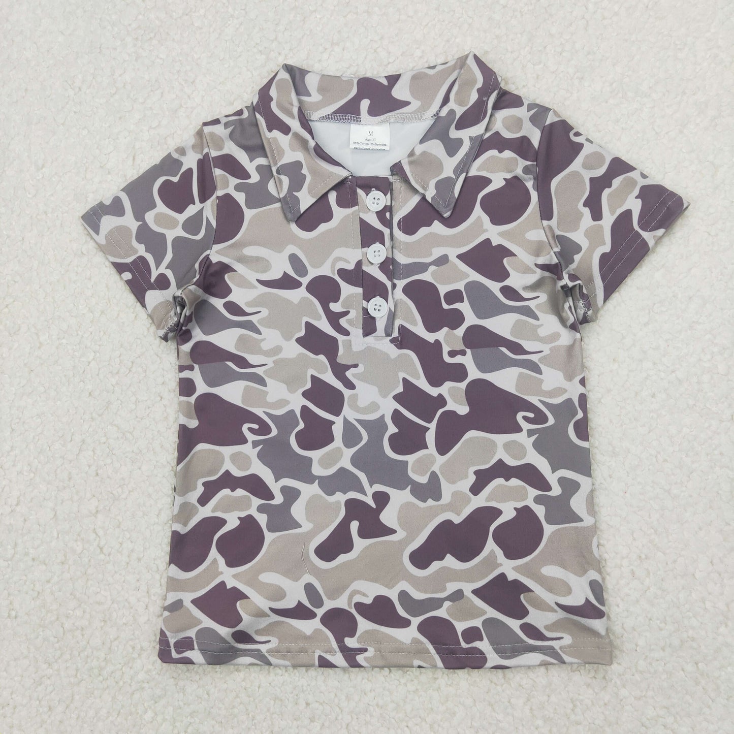 BT1211 camo western boy summer  top t-shirt 202504 rts