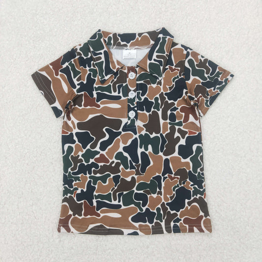 BT1213 camo western boy summer top t-shirt RTS Free shipping order $100+