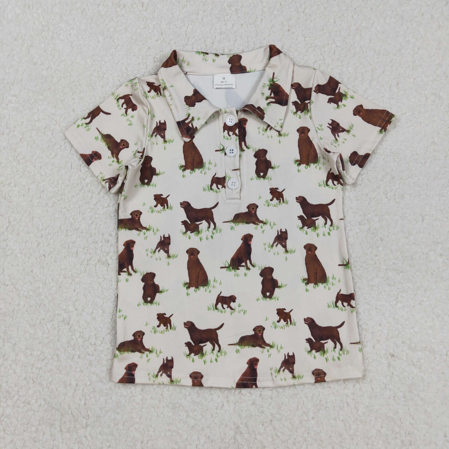 BT1299 dog western girl top pullover 202508 RTS