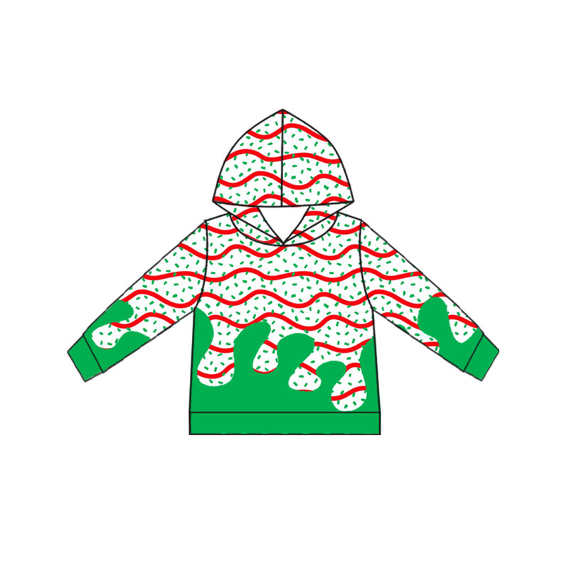BT1315 Hoodie pink green ice cream long sleeve girl top coat pullover 202508 preorder