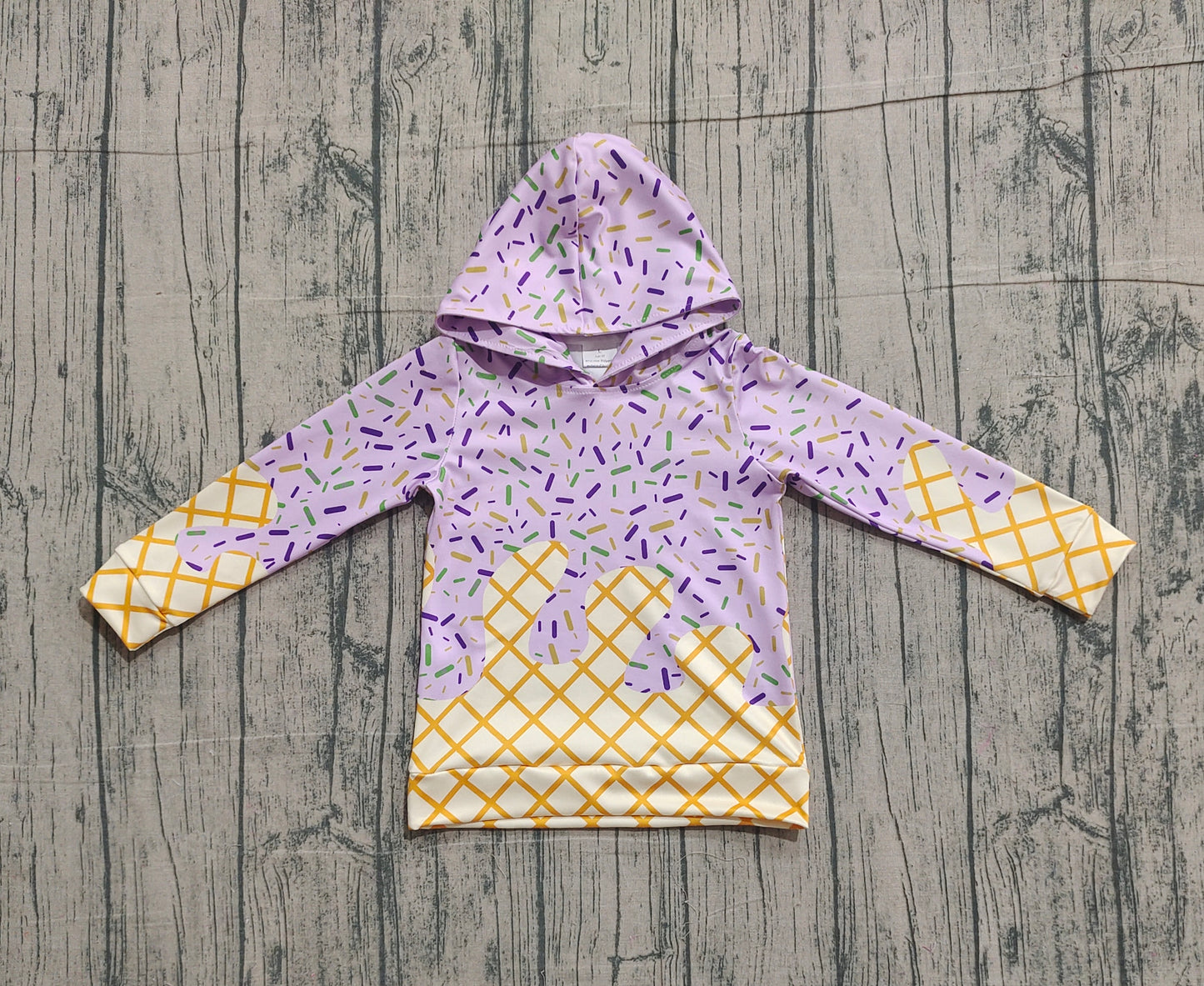 BT1373 ice cream hoodie boy top coat pullover 202511 RTS