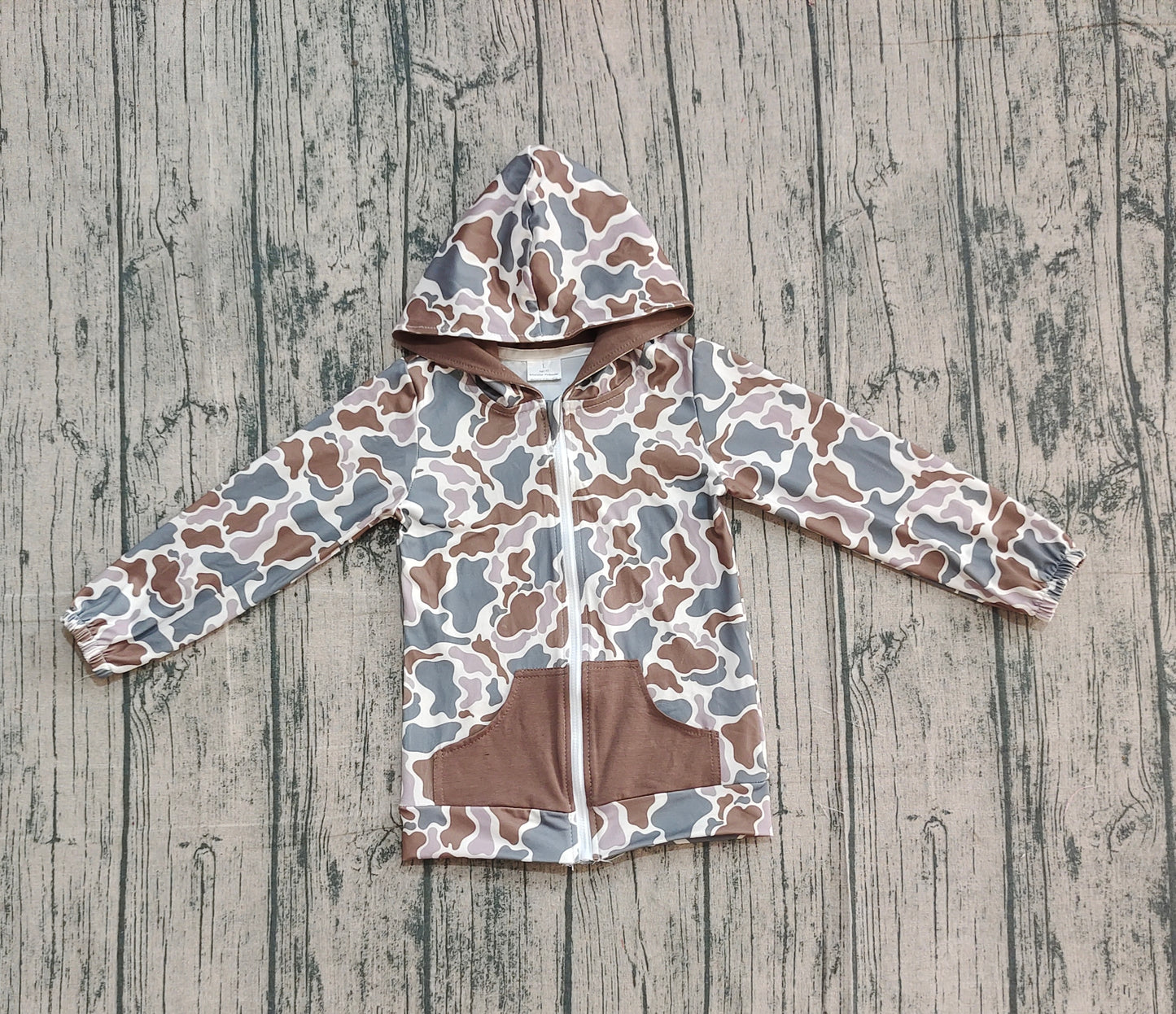 BT1376 zipper boy top coat pullover 202509 preorder