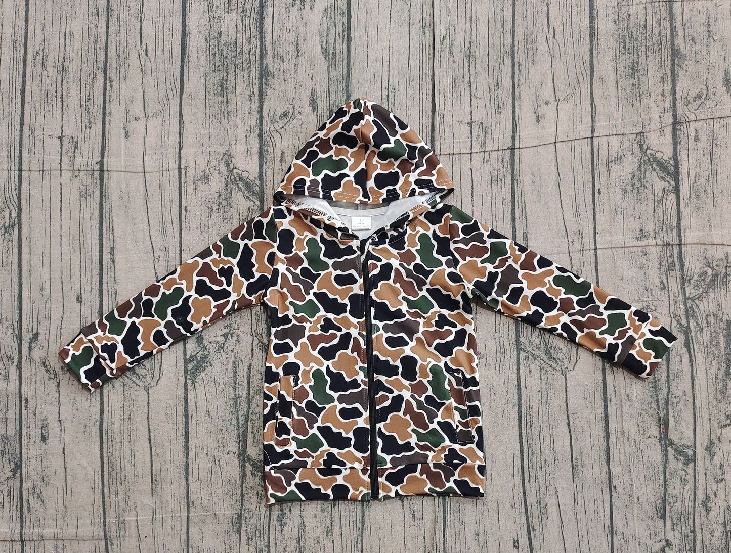 BT1382 camo hoodie boy top coat pullover 202511 preorder