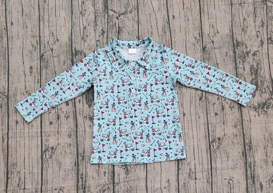 BT1404 golf  boy top coat pullover  202509 preorder