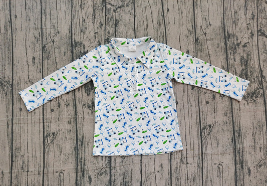 BT1405 golf  boy top coat pullover  202509 preorder