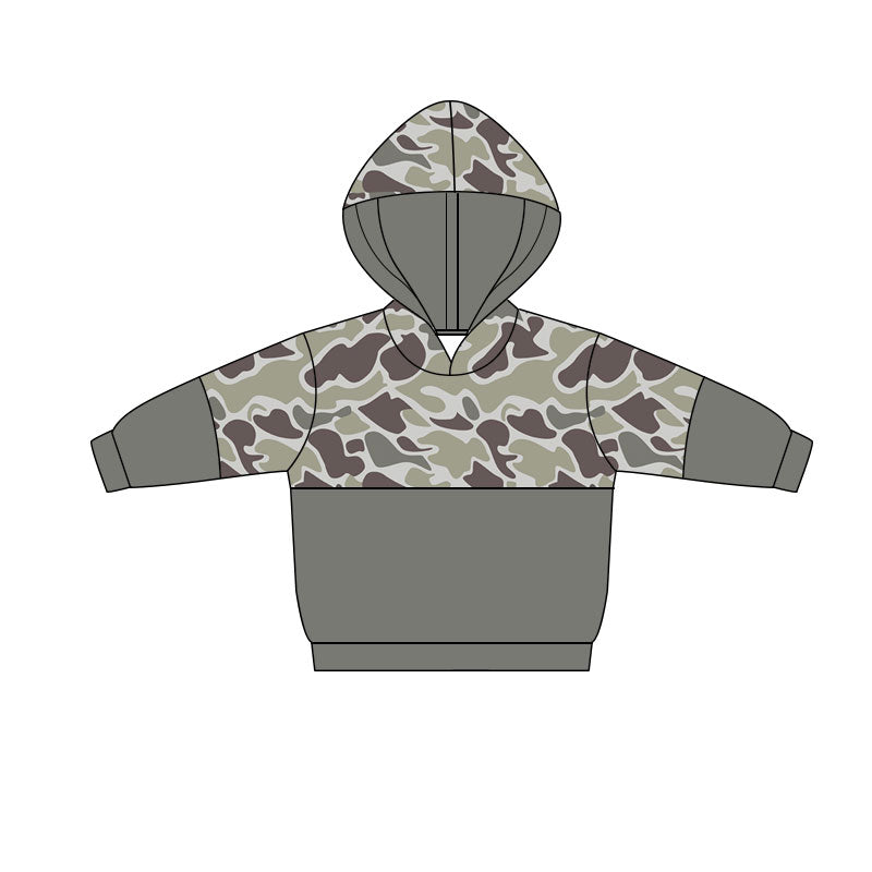 BT1513 camo boy hoodie top coat pullover 202511 preorder