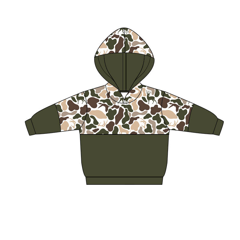 BT1518 camo boy hoodie top coat pullover 202511 preorder