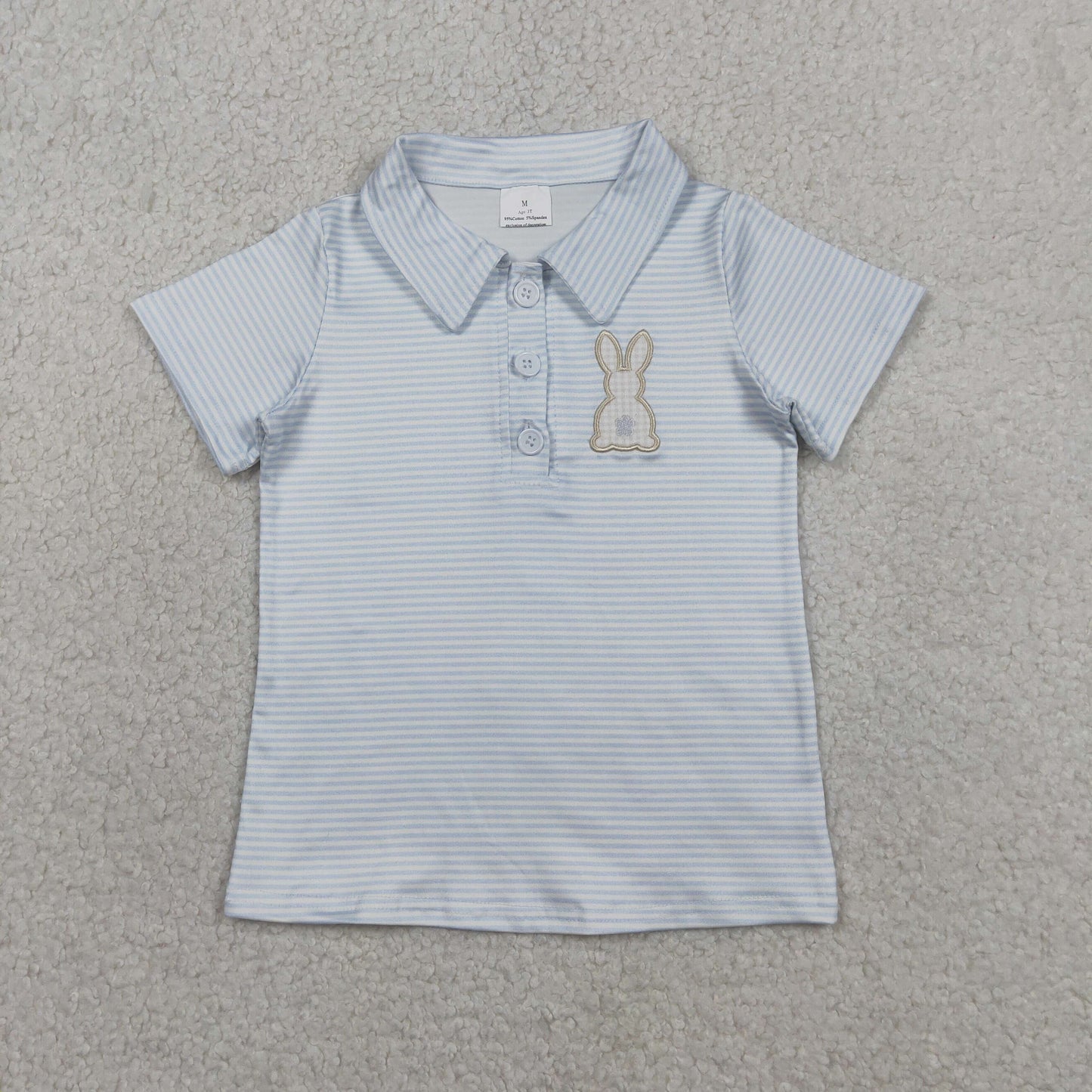 BT1708 embroidery Easter rabbit boy top polla shirts pullover 202604 RTS
