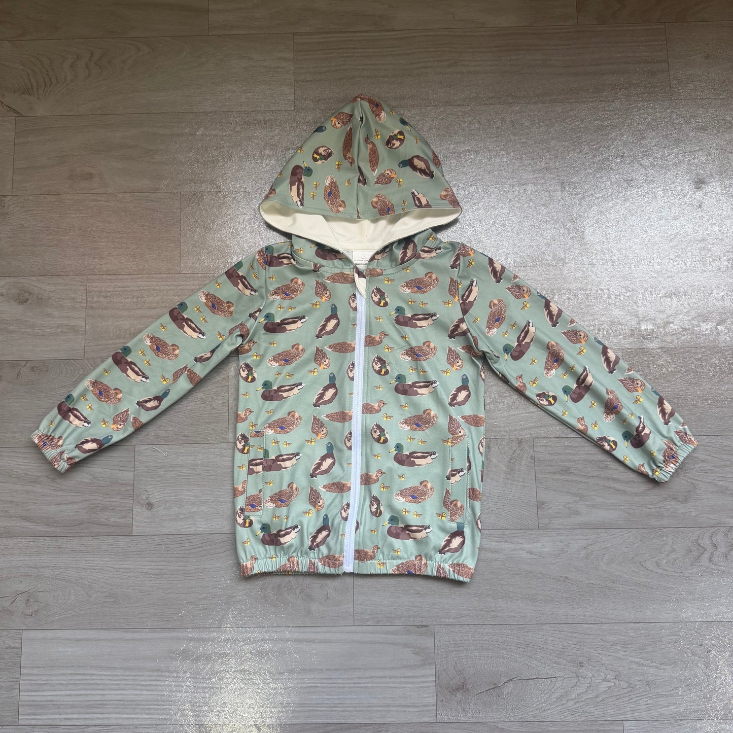 BT1818 Camo duck Hoodie Toddler Light Camo Print Zip Up Hoodie Sweatshirt 202607 preorder