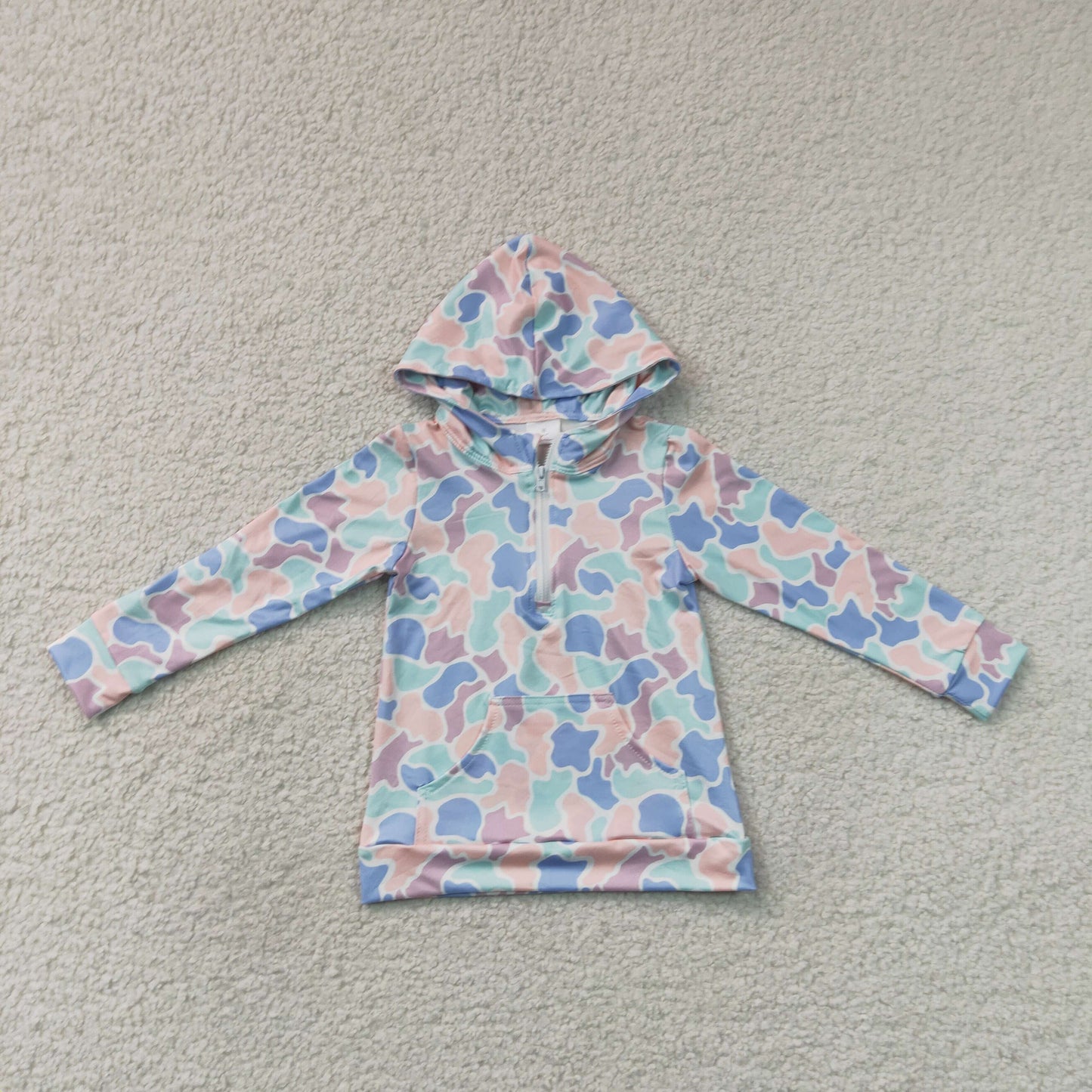 BT1855 camo hoodie boy long sleeve coat top 202607 RTS