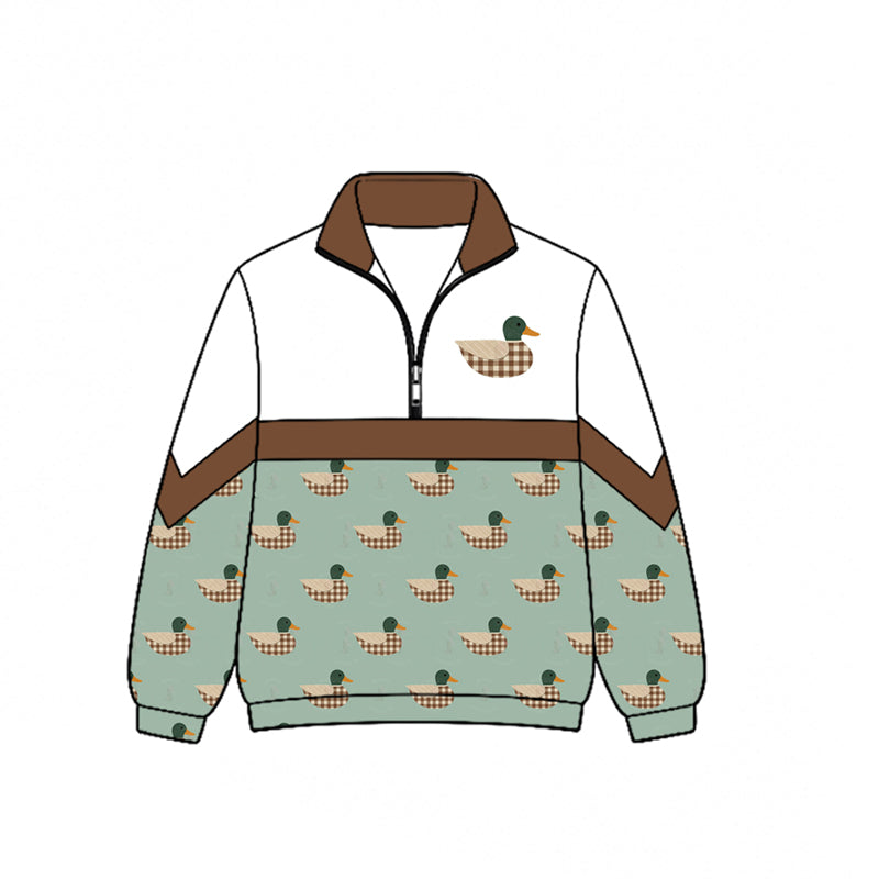 BT1858 duck camo hoodie boy long sleeve coat top 202619 preorder