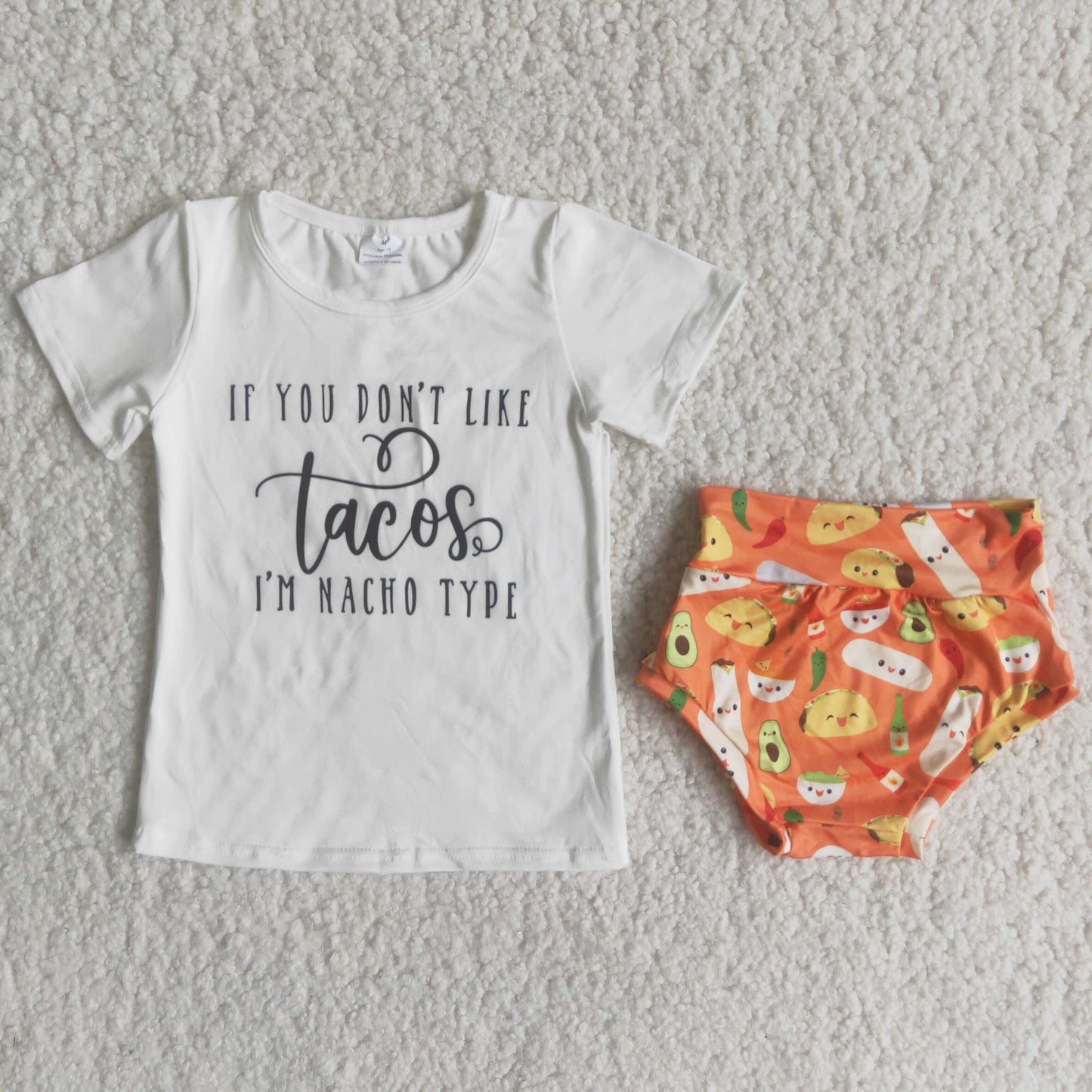 PROMOTION C10-8 short sleeve girl shorts bummies outfit