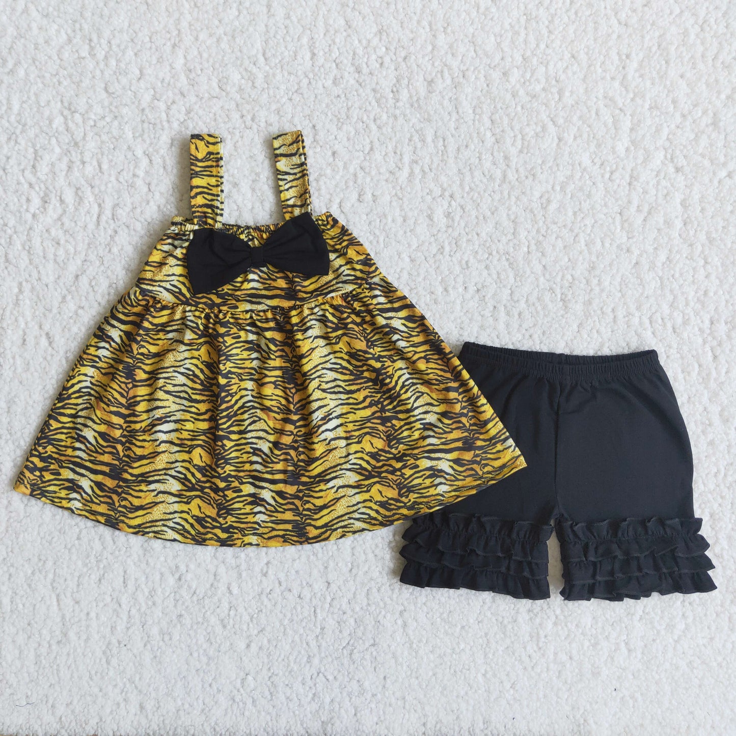 promotion RTS C14-38 leopard tiger shorts girl outfit