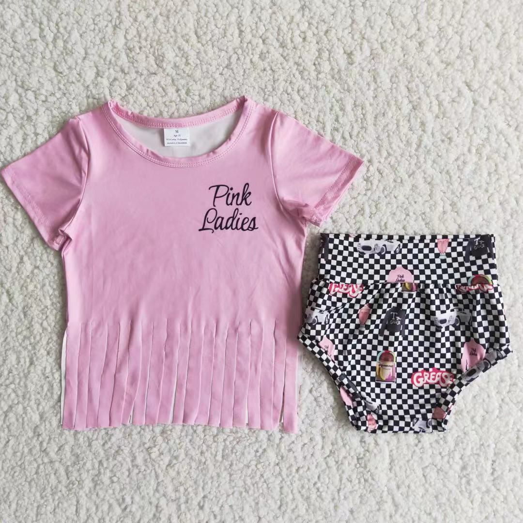 D13-18 PROMOTION short sleeve girl shorts bummies outfit