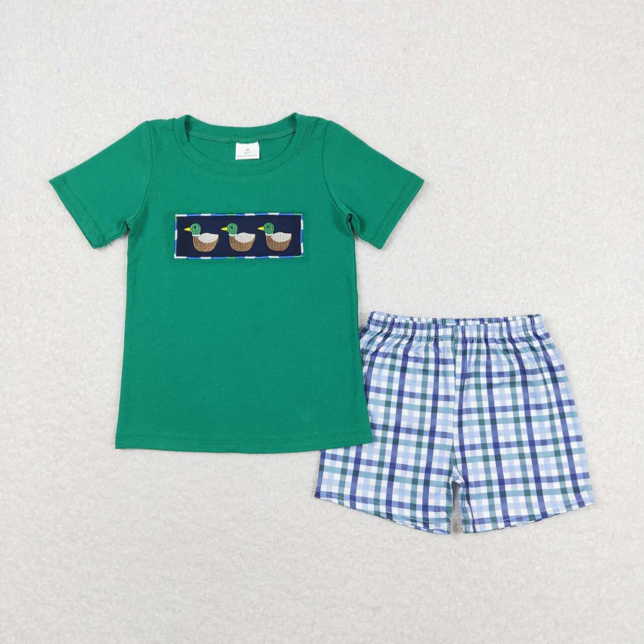 BSSO0589 embroidery duck shorts girl summer outfit 202405 RTS