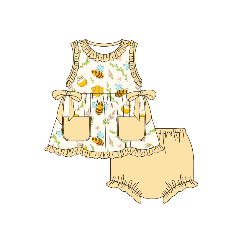 GBO0301 preorder bee shorts summer girl outfit 202402