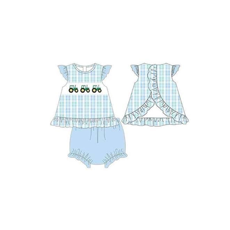 GBO0385 preorder tractor shorts summer girl outfit 202404