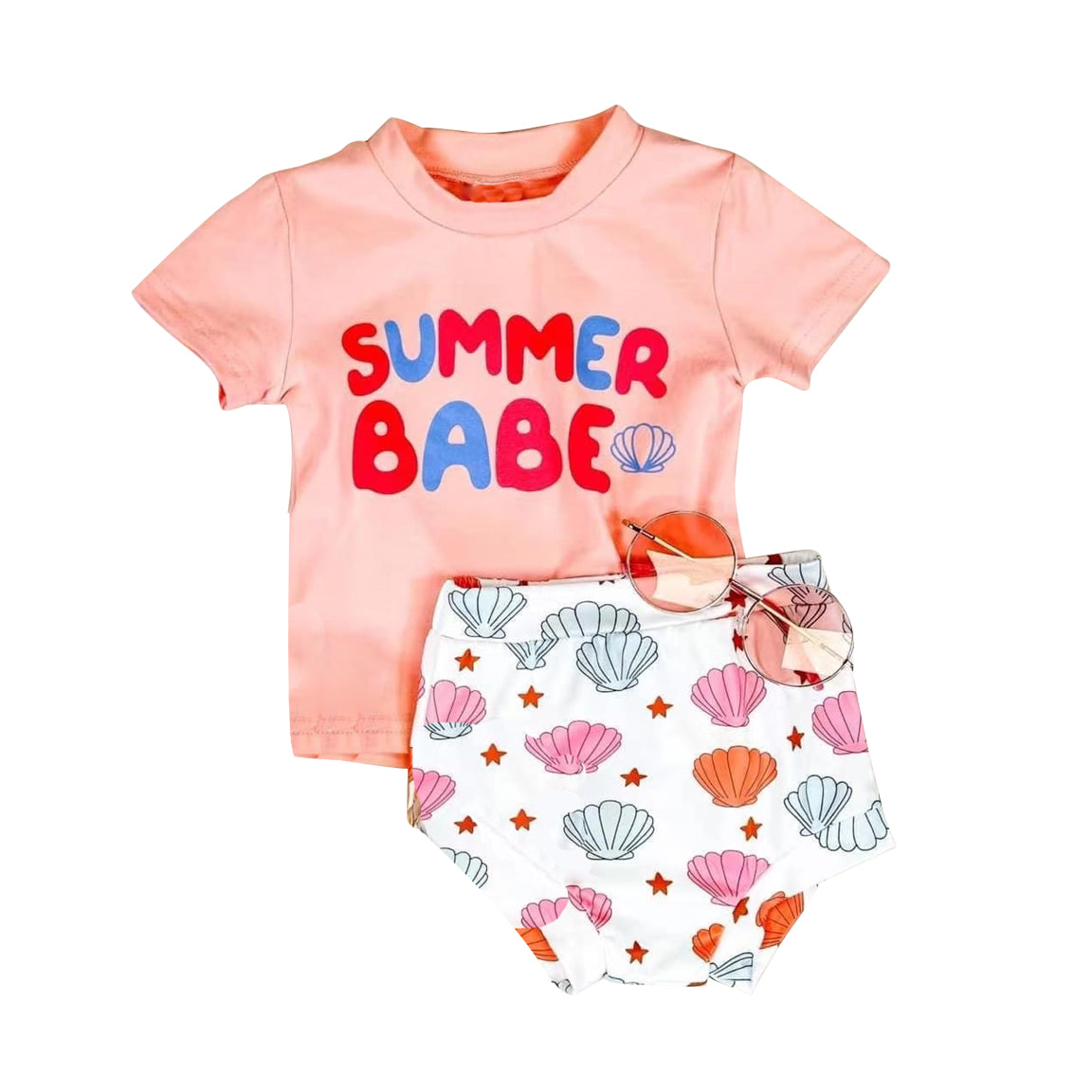 GBO0390 preorder sea shell shorts summer girl outfit 202404